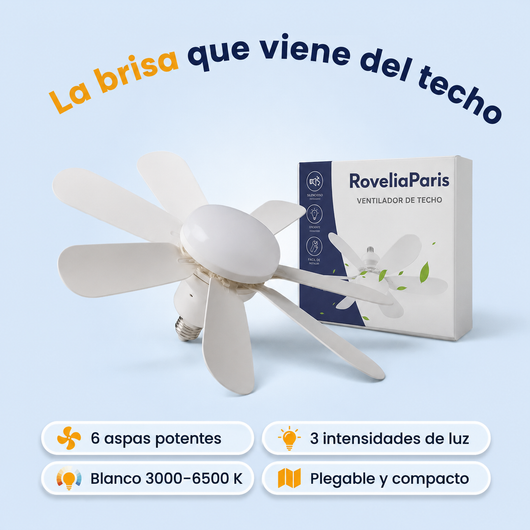 Ventilador de techo con luz LED