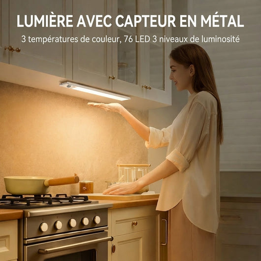 Lampe magnétique avec capteur automatique